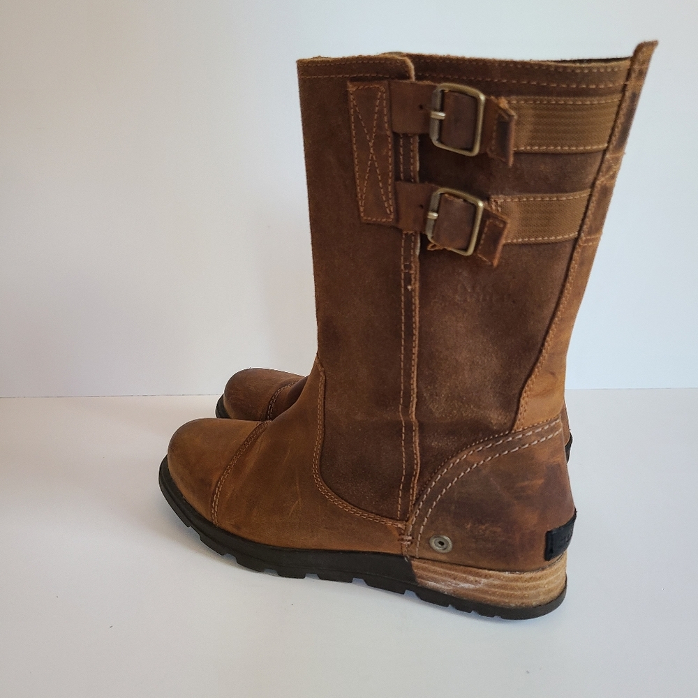 Sorel Major Pull On Leather Boots. - Picture 2 of 8